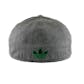 Boston Celtics Adidas NBA Grey Fitted Flat Visor Flex Hat (Adult L/XL)