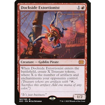 Magic the Gathering Double Masters 2022 Dockside Extortionist NEAR MINT (NM)