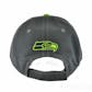 Seattle Seahawks New Era 9Forty Gray League Pop Adjustable Hat (Adult One Size)