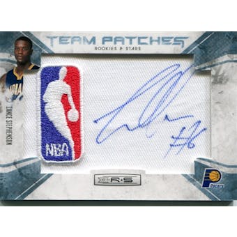2010/11 Rookies and Stars Rookie NBA Team Patches Signatures Platinum #139 Lance Stephenson 1/1