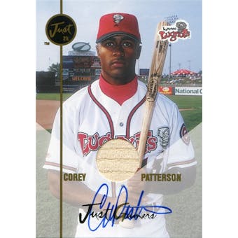 2000 Just Gamers Autograph #JG5 Corey Patterson Bat JF 1/24