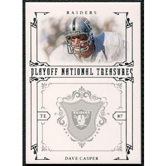 2008 Playoff National Treasures #73 Dave Casper /99