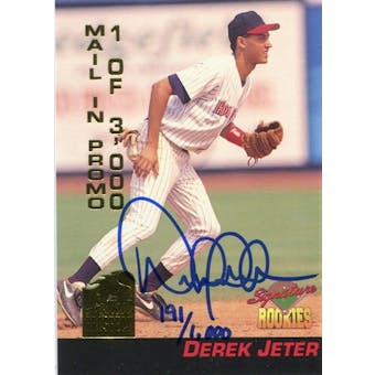 1994 Signature Rookies Hottest Prospects Mail-In Promos Signatures Derek Jeter