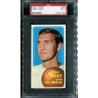 1970/71 Topps Basketball #160 Jerry West PSA 7 (NM) *4192