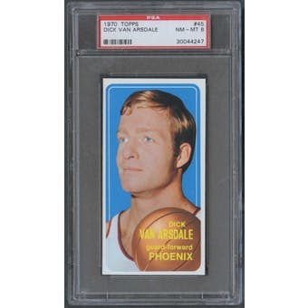 1970/71 Topps Basketball #45 Dick Van Arsdale PSA 8 (NM-MT) *4247
