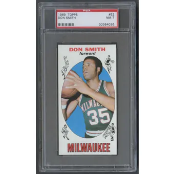 1969/70 Topps Basketball #52 Don Smith PSA 7 (NM) *4036