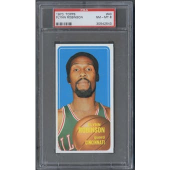 1970/71 Topps Basketball #40 Flynn Robinson PSA 8 (NM-MT) *2543
