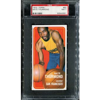 1970/71 Topps Basketball #90 Nate Thurmond PSA 7 (NM) *2551