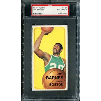 1970/71 Topps Basketball #121 Jim Barnes PSA 8 (NM-MT) *2561