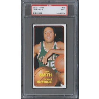 1970/71 Topps Basketball #39 Don Smith PSA 7 (NM) *2576