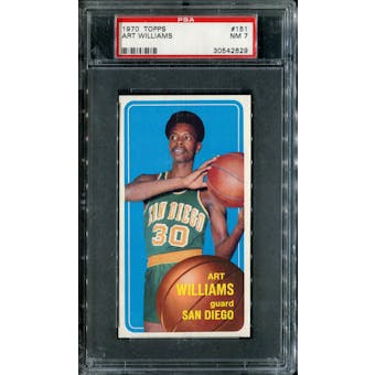 1970/71 Topps Basketball #151 Art Williams PSA 7 (NM) *2629