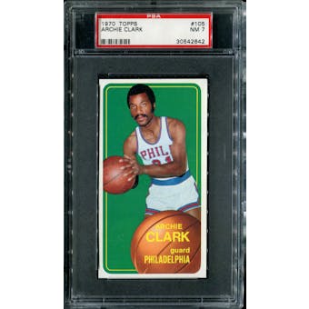 1970/71 Topps Basketball #105 Archie Clark PSA 7 (NM) *2642