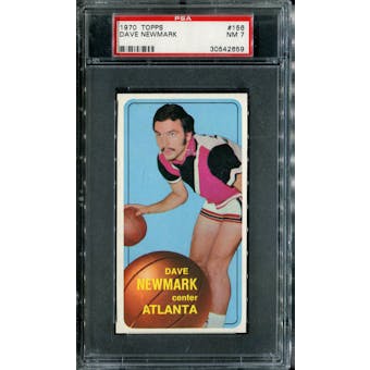 1970/71 Topps Basketball #156 Dave Newmark PSA 7 (NM) *2659