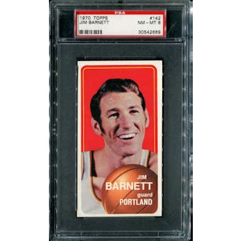 1970/71 Topps Basketball #142 Jim Barnett PSA 8 (NM-MT) *2669
