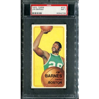 1970/71 Topps Basketball #121 Jim Barnes PSA 7 (NM) *2708