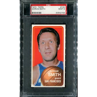 1970/71 Topps Basketball #133 Adrian Smith PSA 9 (MINT) *2709