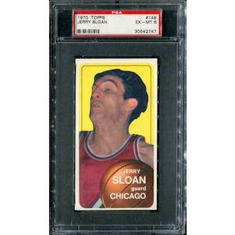 1970/71 Topps Basketball #148 Jerry Sloan PSA 6 (EX-MT) *2747