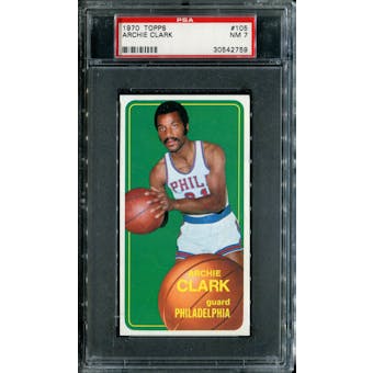 1970/71 Topps Basketball #105 Archie Clark PSA 7 (NM) *2759