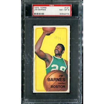 1970/71 Topps Basketball #121 Jim Barnes PSA 8 (NM-MT) *2774