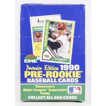 1990 Pre-Rookie (AAA) Premier Edition Baseball Wax Box