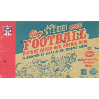 2005 Topps Heritage Football Hobby Box