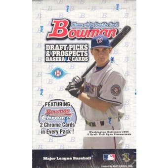 2005 Bowman Draft Picks And Prospects Baseball Hobby Box