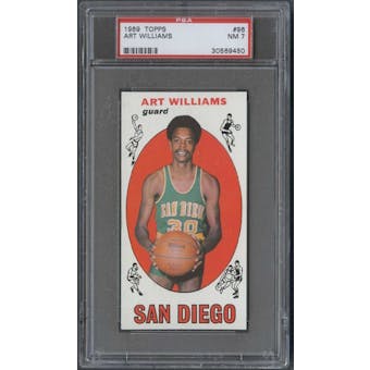 1969/70 Topps Basketball #96 Art Williams PSA 7 (NM) *9450