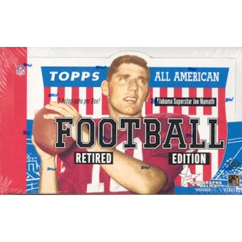 2005 Topps All American Retired Edition Football Hobby Box