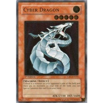 Yu-Gi-Oh Cybernetic Revolution 1st Edition Cyber Dragon Ultimate Rare (CRV-015)