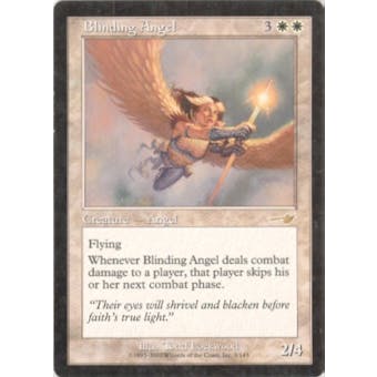 Magic the Gathering Nemesis Single Blinding Angel - SLIGHT PLAY (SP)