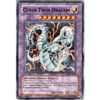 Yu-Gi-Oh Cybernetic Revolution Cyber Twin Dragon Super Rare