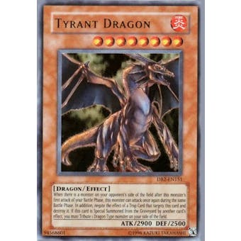 Yu-Gi-Oh Dark Beginning 2 Single Tyrant Dragon Ultra Rare (DB2-EN151) - SLIGHT PLAY (SP)
