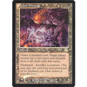 Magic the Gathering Judgment Single Cabal Therapy Foil