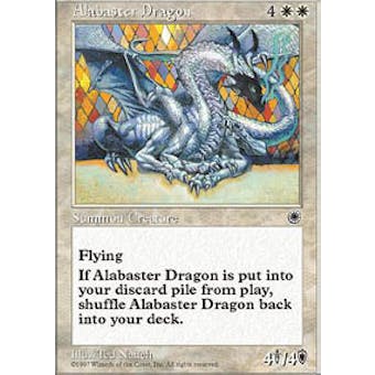 Magic the Gathering Portal 1 Single Alabaster Dragon - NEAR MINT (NM)