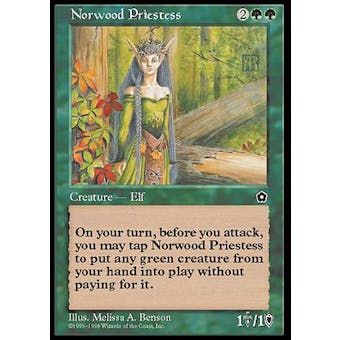 Magic the Gathering Portal 2 Single Norwood Priestess - NEAR MINT (NM)