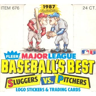 1987 Fleer Pitchers vs Sluggers Factory Set Box (Reed Buy)