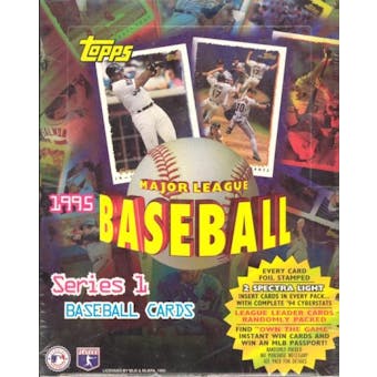 1995 Topps Series 1 Baseball Rack Box