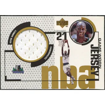 1998/99 Upper Deck Game Jerseys #GJ13 Kevin Garnett