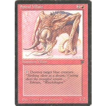 Magic the Gathering Legends Single Spinal Villain - MODERATE PLAY (MP) Sick Deal Pricing