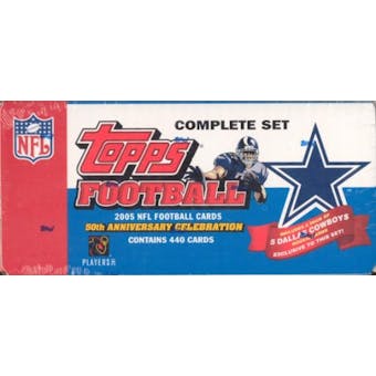 2005 Topps Factory Team Set Football (Box) Dallas Cowboys