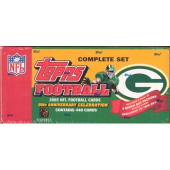 2005 Topps Factory Team Set Football (Box) Green Bay Packers