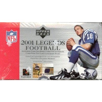 2001 Upper Deck Legends Football Hobby Box