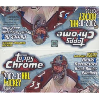2002/03 Topps Chrome Hockey 24-Pack Box