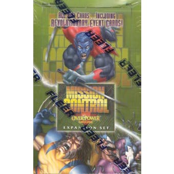 Marvel Over Power Mission Control Booster Box (Fleer)