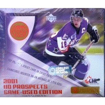 2001/02 Upper Deck CHL Game Used Edition Hockey Box