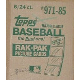 1985 Topps Baseball Rack 6-Box Case