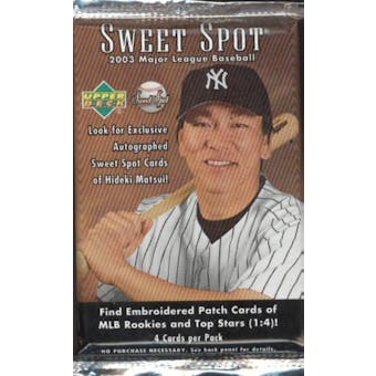 2003 Upper Deck Sweet Spot Baseball Base Set & SP's PLUS 40 "Sweet Beginnings" (NM-MT)