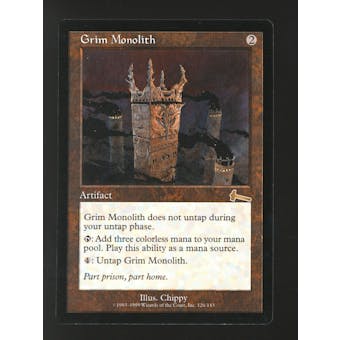 Magic the Gathering Urza's Legacy Grim Monolith LIGHTLY PLAYED (LP)