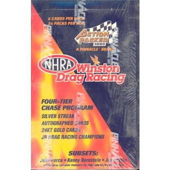 1995 Action Packed NHRA Winston Drag Racing Hobby Box