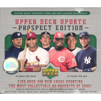 2005 Upper Deck Update Prospect Edition Baseball Hobby Box